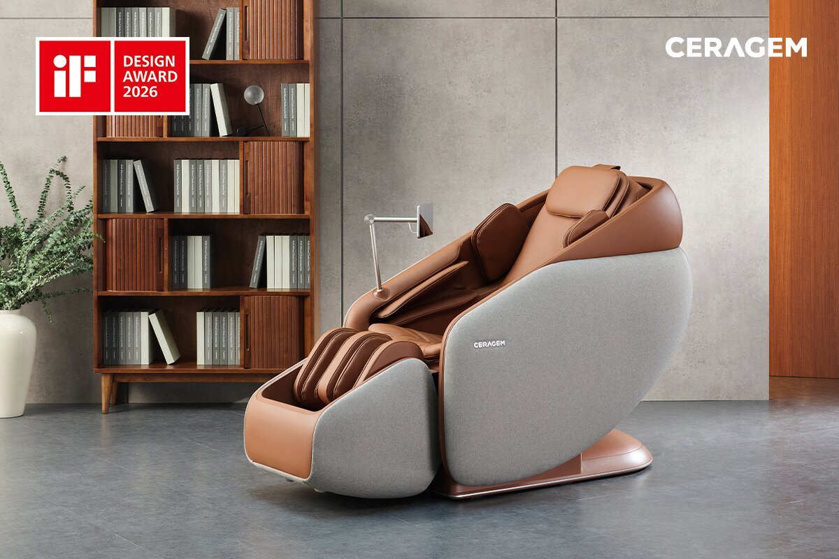 본문 이미지 - 독일 ‘iF 디자인 어워드 2026’에서 본상을 수상한 세라젬의 '파우제 M10' (세라젬 제공)