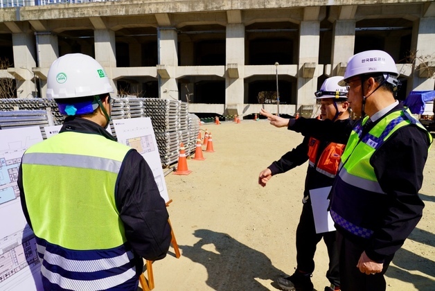 김태승 코레일 사장, 한국철도IT센터 신축 현장 점검