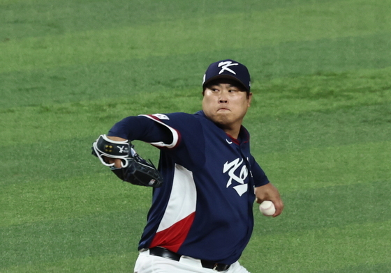 역투하는 류현진