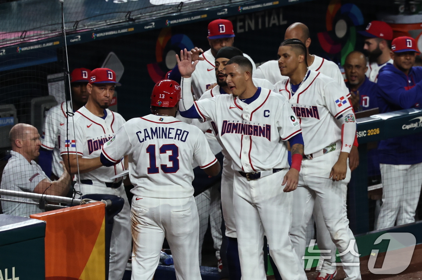 (마이애미=뉴스1) 구윤성 기자 = 13일 오후(현지시간) 미국 플로리다주 마이애미 론디포파크에서 열린 2026 월드베이스볼클래식(WBC) 8강전 대한민국과 도미니카공화국의 경기. …