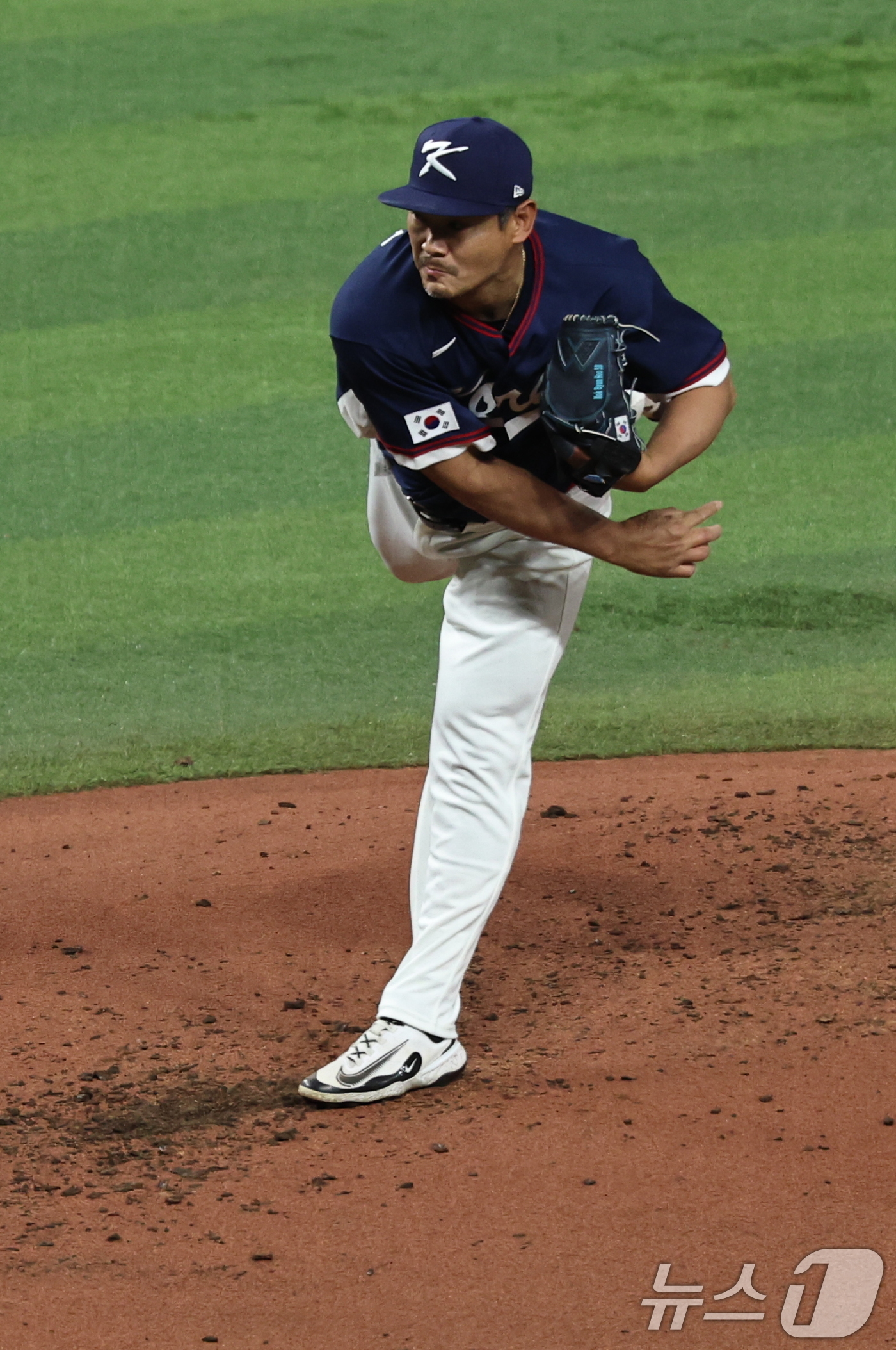 (마이애미=뉴스1) 구윤성 기자 = 13일 오후(현지시간) 미국 플로리다주 마이애미 론디포파크에서 열린 2026 월드베이스볼클래식(WBC) 8강전 대한민국과 도미니카공화국의 경기 …