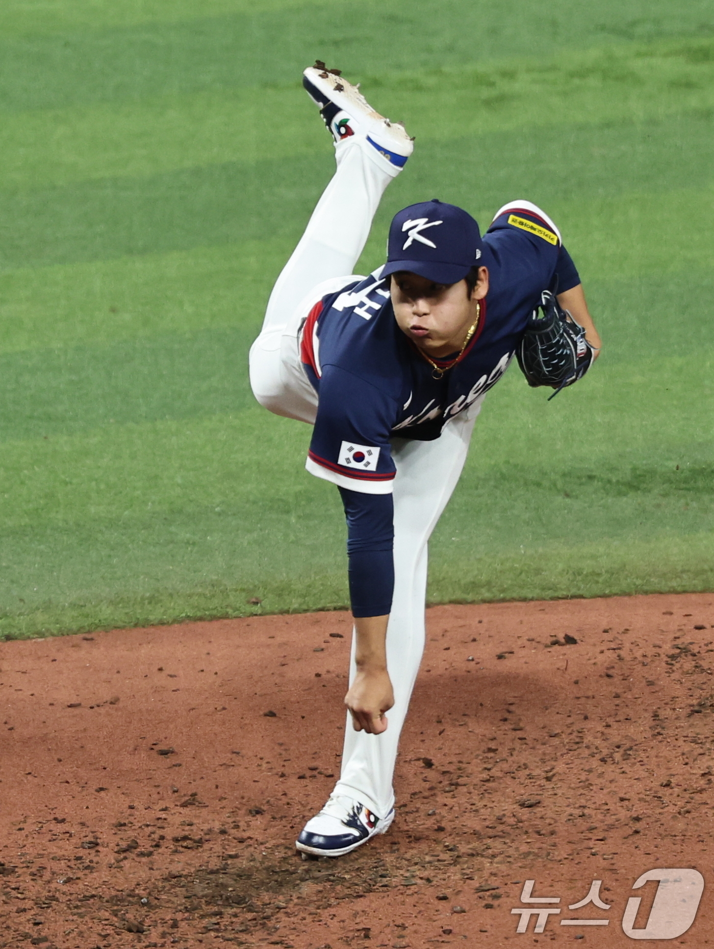 (마이애미=뉴스1) 구윤성 기자 = 13일 오후(현지시간) 미국 플로리다주 마이애미 론디포파크에서 열린 2026 월드베이스볼클래식(WBC) 8강전 대한민국과 도미니카공화국의 경기에 …