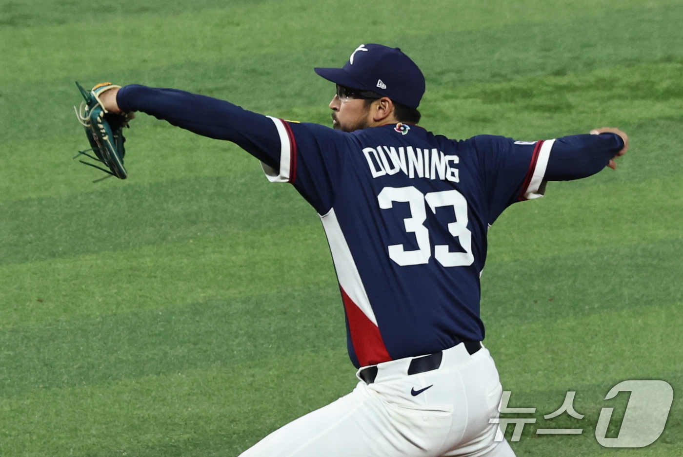 (마이애미=뉴스1) 구윤성 기자 = 13일 오후(현지시간) 미국 플로리다주 마이애미 론디포파크에서 열린 2026 월드베이스볼클래식(WBC) 8강전 대한민국과 도미니카공화국의 경기, …