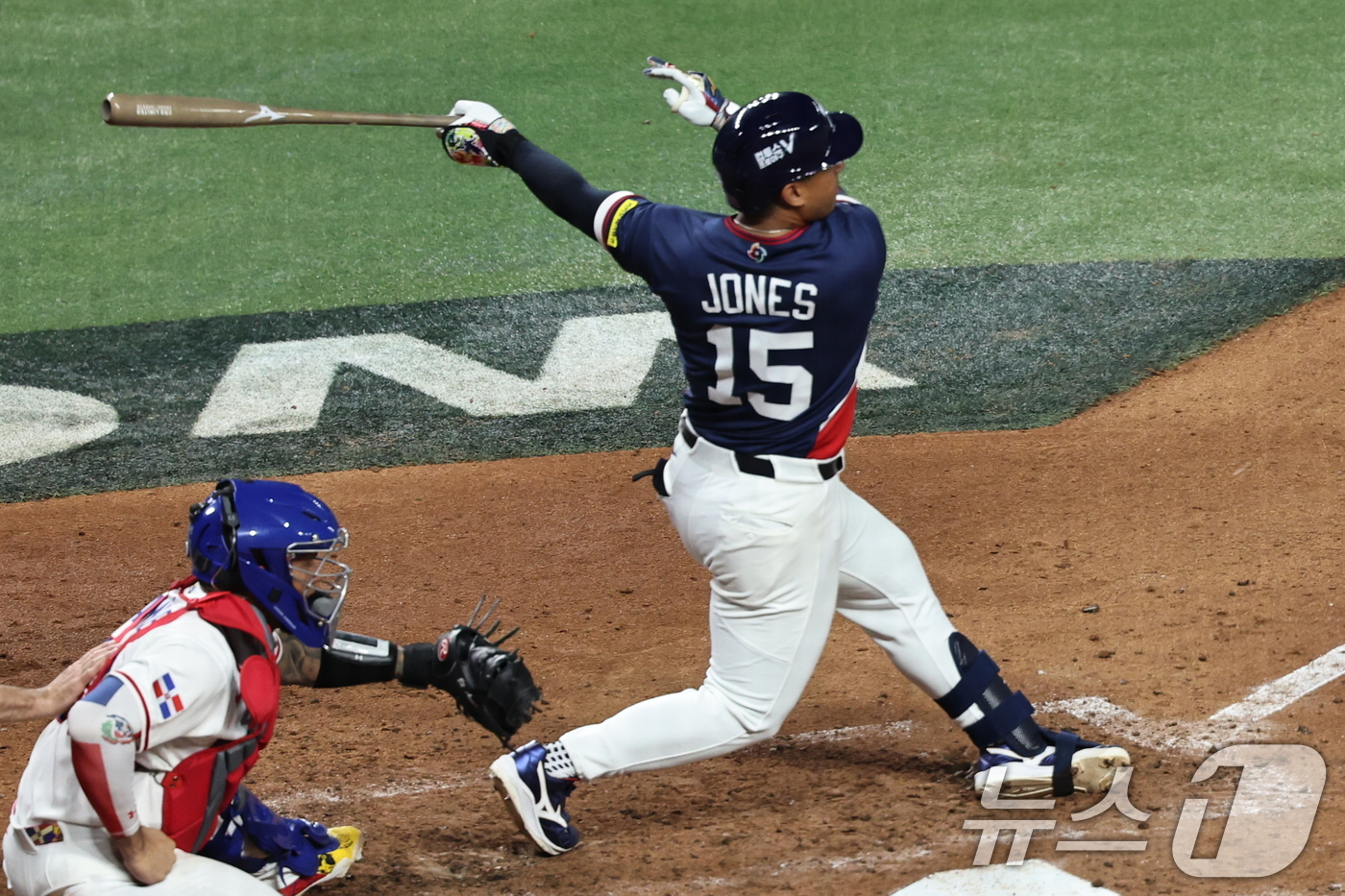 (마이애미=뉴스1) 구윤성 기자 = 13일 오후(현지시간) 미국 플로리다주 마이애미 론디포파크에서 열린 2026 월드베이스볼클래식(WBC) 8강전 대한민국과 도미니카공화국의 경기, …