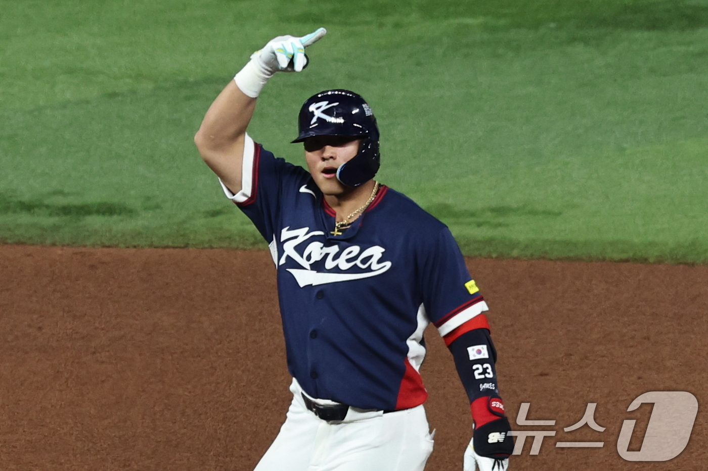 (마이애미=뉴스1) 구윤성 기자 = 13일 오후(현지시간) 미국 플로리다주 마이애미 론디포파크에서 열린 2026 월드베이스볼클래식(WBC) 8강전 대한민국과 도미니카공화국의 경기 …