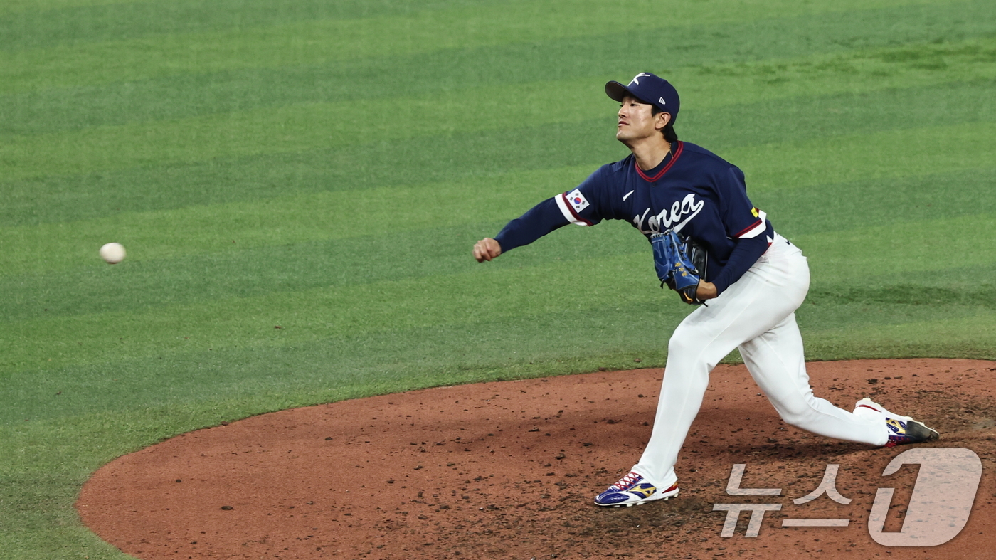 (마이애미=뉴스1) 구윤성 기자 = 13일 오후(현지시간) 미국 플로리다주 마이애미 론디포파크에서 열린 2026 월드베이스볼클래식(WBC) 8강전 대한민국과 도미니카공화국의 경기 …