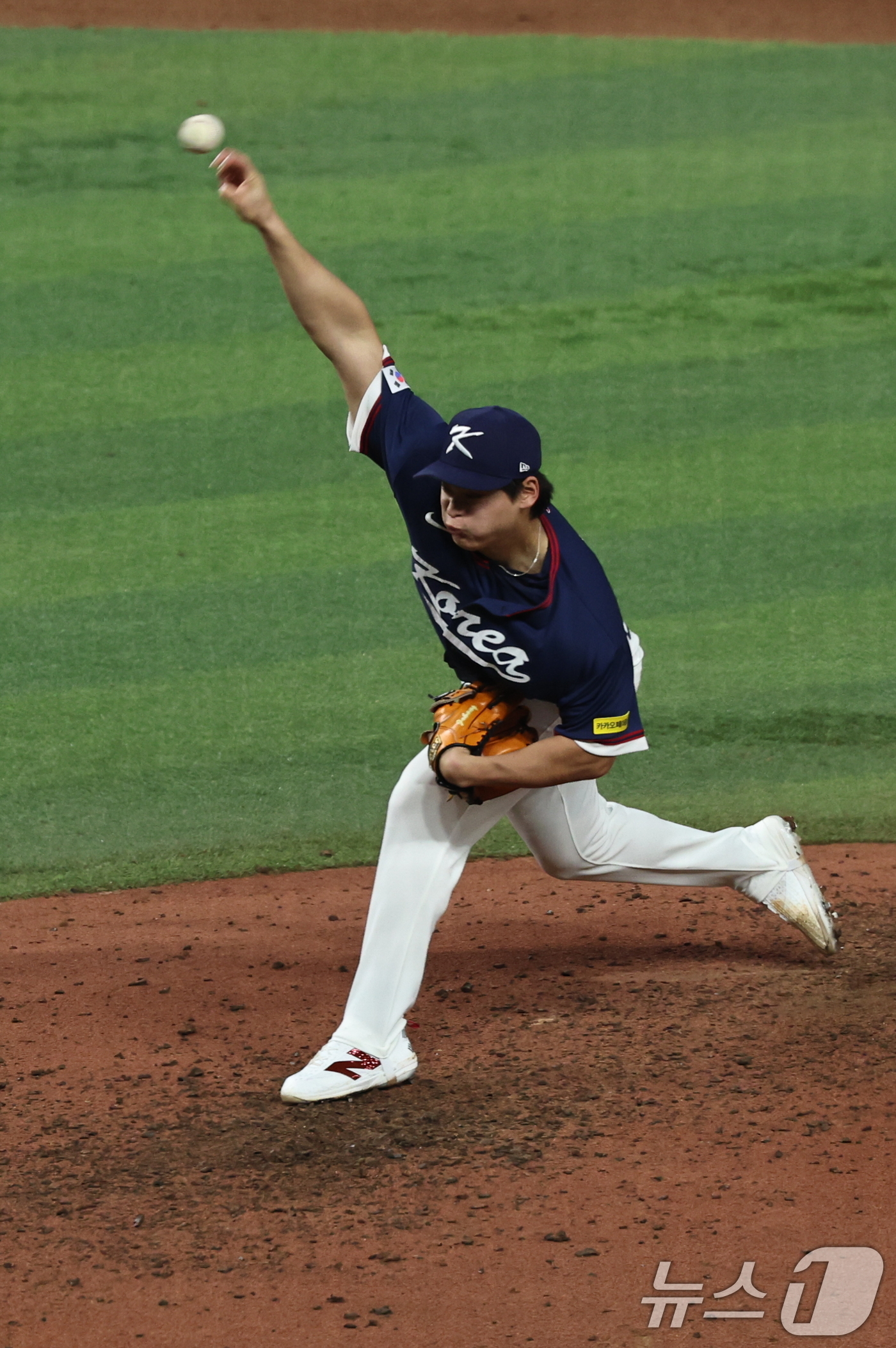 (마이애미=뉴스1) 구윤성 기자 = 13일 오후(현지시간) 미국 플로리다주 마이애미 론디포파크에서 열린 2026 월드베이스볼클래식(WBC) 8강전 대한민국과 도미니카공화국의 경기, …