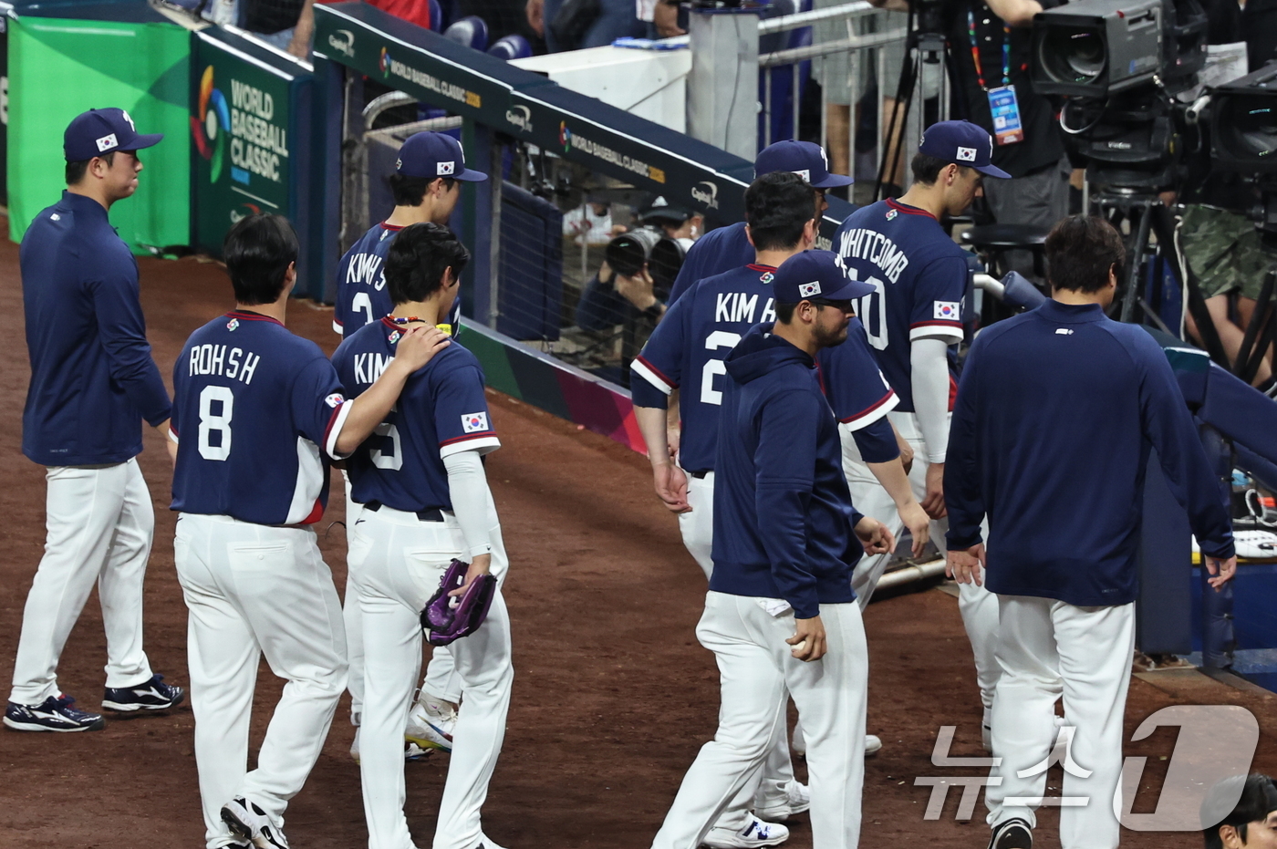 (마이애미=뉴스1) 구윤성 기자 = 13일 오후(현지시간) 미국 플로리다주 마이애미 론디포파크에서 열린 2026 월드베이스볼클래식(WBC) 8강전 대한민국과 도미니카공화국의 경기 …