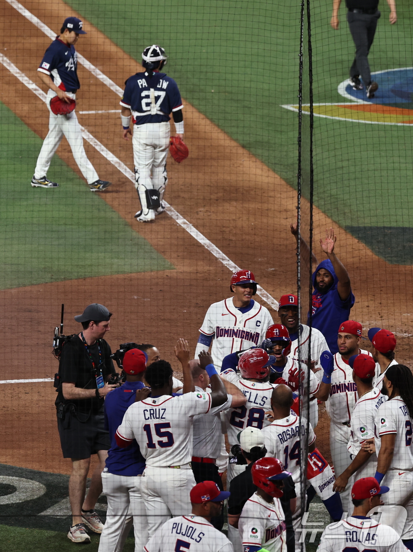 (마이애미=뉴스1) 구윤성 기자 = 13일 오후(현지시간) 미국 플로리다주 마이애미 론디포파크에서 열린 2026 월드베이스볼클래식(WBC) 8강전 대한민국과 도미니카공화국의 경기 …