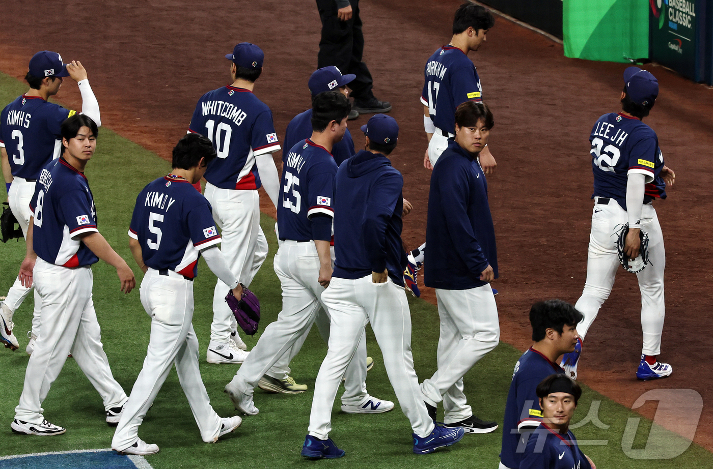 (마이애미=뉴스1) 구윤성 기자 = 13일 오후(현지시간) 미국 플로리다주 마이애미 론디포파크에서 열린 2026 월드베이스볼클래식(WBC) 8강전 대한민국과 도미니카공화국의 경기 …