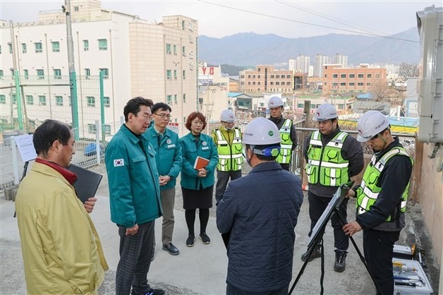 원주시, 해빙기 취약시설 집중 안전점검 실시