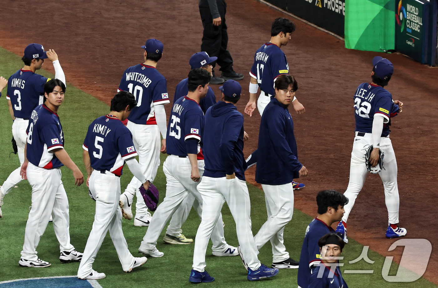 (마이애미=뉴스1) 구윤성 기자 = 13일 오후(현지시간) 미국 플로리다주 마이애미 론디포파크에서 열린 2026 월드베이스볼클래식(WBC) 8강전 대한민국과 도미니카공화국의 경기 …