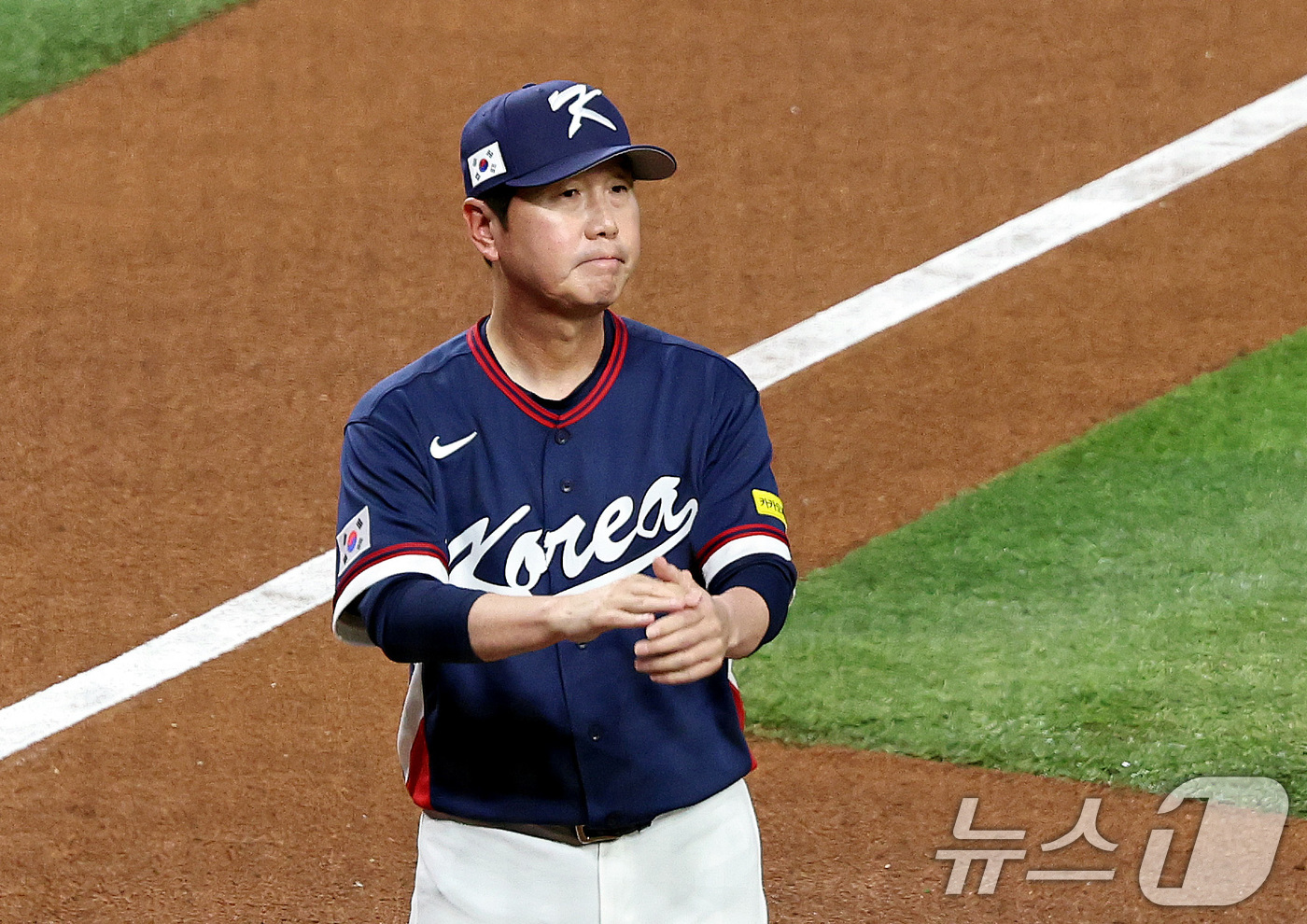 (마이애미=뉴스1) 구윤성 기자 = 13일 오후(현지시간) 미국 플로리다주 마이애미 론디포파크에서 열린 2026 월드베이스볼클래식(WBC) 8강전 대한민국과 도미니카공화국의 경기. …