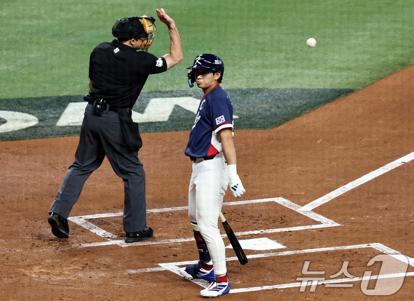 (마이애미=뉴스1) 구윤성 기자 = 13일 오후(현지시간) 미국 플로리다주 마이애미 론디포파크에서 열린 2026 월드베이스볼클래식(WBC) 8강전 대한민국과 도미니카공화국의 경기. …