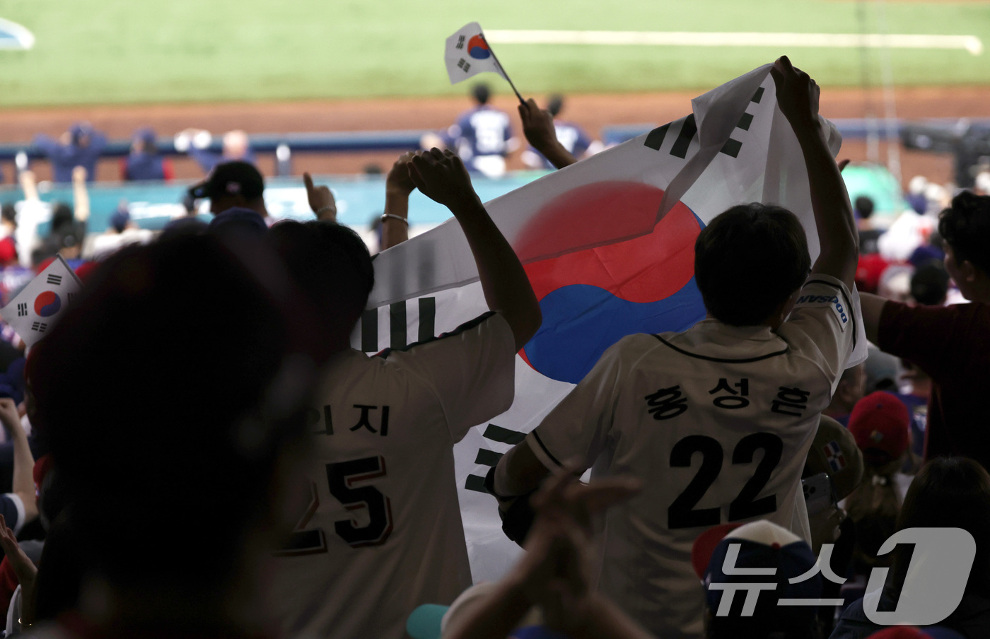 (마이애미=뉴스1) 구윤성 기자 = 13일 오후(현지시간) 미국 플로리다주 마이애미 론디포파크에서 열린 2026 월드베이스볼클래식(WBC) 8강전 대한민국과 도미니카공화국의 경기. …