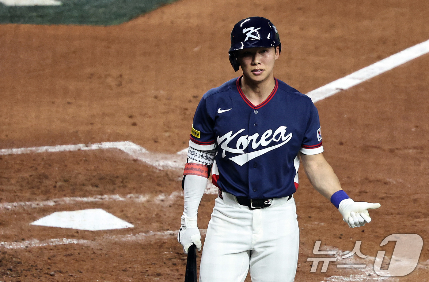 (마이애미=뉴스1) 구윤성 기자 = 13일 오후(현지시간) 미국 플로리다주 마이애미 론디포파크에서 열린 2026 월드베이스볼클래식(WBC) 8강전 대한민국과 도미니카공화국의 경기. …