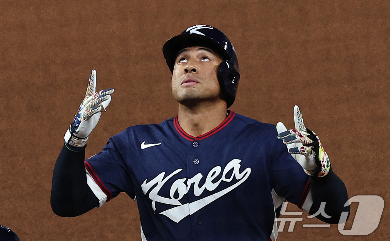 (마이애미=뉴스1) 구윤성 기자 = 13일 오후(현지시간) 미국 플로리다주 마이애미 론디포파크에서 열린 2026 월드베이스볼클래식(WBC) 8강전 대한민국과 도미니카공화국의 경기, …