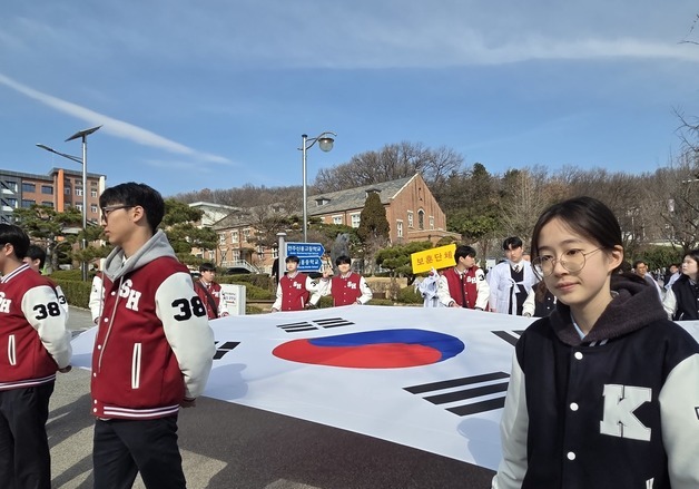 107년 전 그날처럼…전주신흥고서 울린 '대한독립 만세'