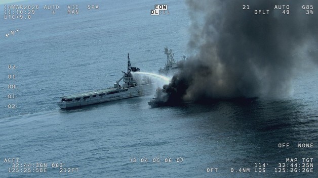 제주 차귀도 어선 화재 사흘째…실종 한국인 선원 2명 수색 계속