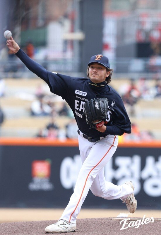 본문 이미지 - 한화 이글스 오웬 화이트. (한화 제공)