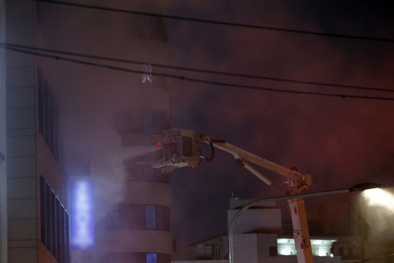 연기로 자욱한 소공동