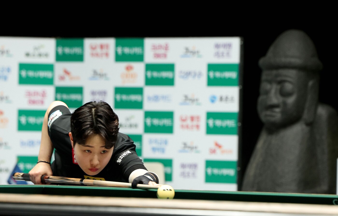 본문 이미지 -  김세연은 김가영과의 4강전서 3-4로 석패했다.(PBA 제공)