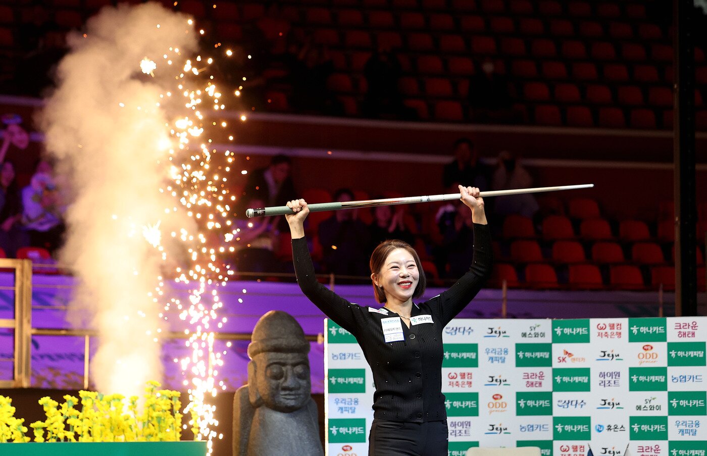본문 이미지 - 왕중왕전 3연패를 일군 김가영(PBA 제공) 