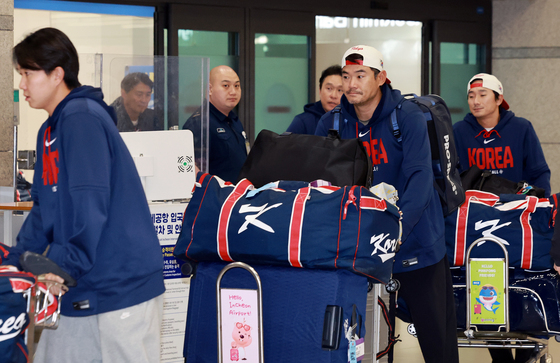 귀국하는 WBC 대표팀 선수들