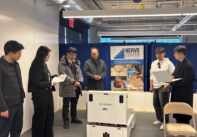 중진공·대구기계부품연, 美보스턴에 'AI 로봇' 실증 거점 구축