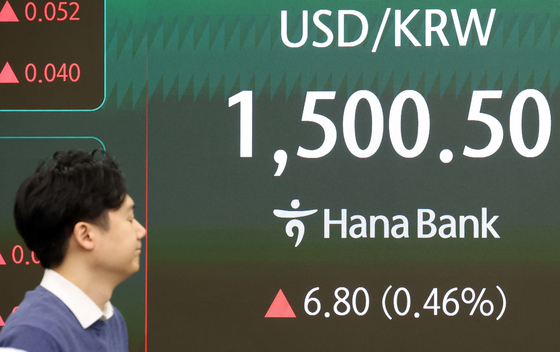 환율 1500원대 진입
