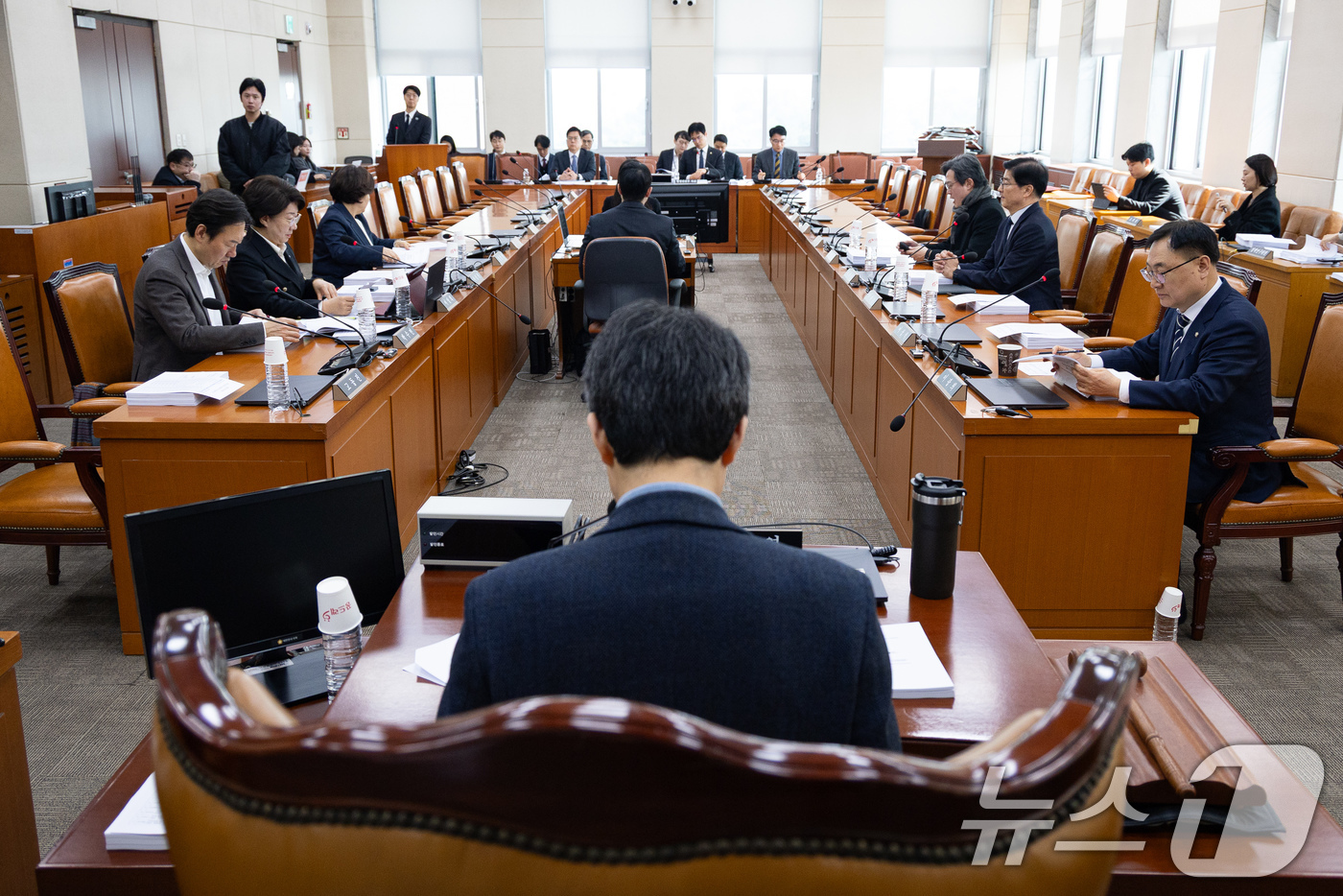 (서울=뉴스1) 유승관 기자 = 16일 서울 여의도 국회에서 제433회 국회(임시회) 행정안전위원회 제2차 법안심사제1소위원회가 열리고 있다. 2026.3.16/뉴스1
