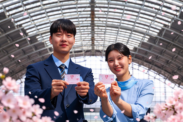 교통카드에 벚꽃 담았다…코레일, '레일플러스 에디션' 재출시