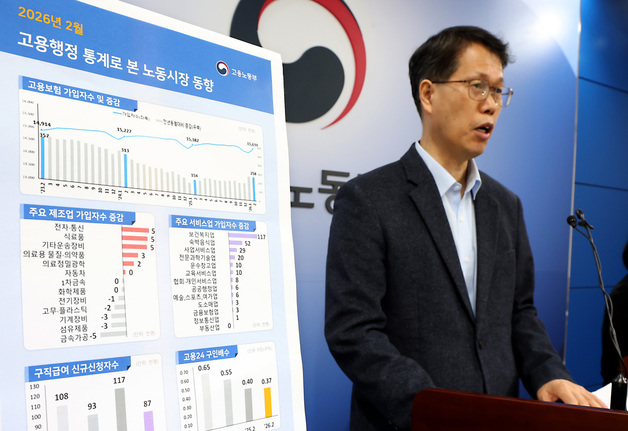 고용노동부, 2026년 2월 고용행정 통계로 본 노동시장 동향 발표