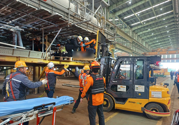 광양 선박업체서 46일 만에 협력업체 근로자 또 숨져(종합)