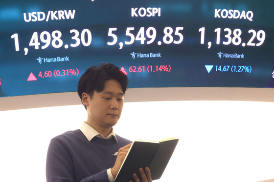 코스피·원달러 환율 상승, 코스닥 하락