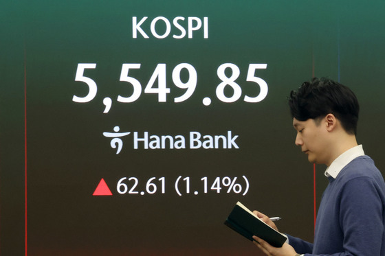 코스피, 1%대 상승 마감