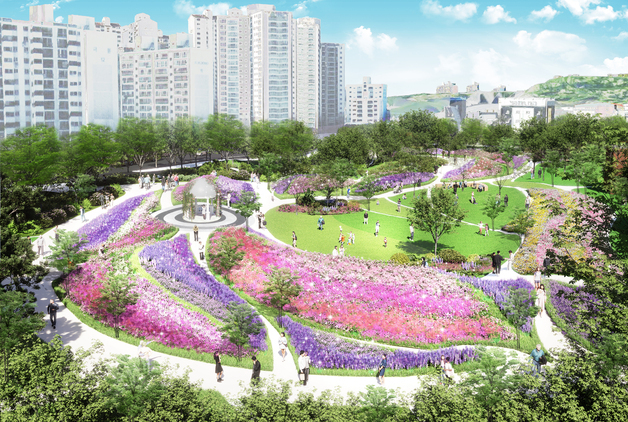 광진구, 광장동 체육부지 주민 숙원 해결…'블라썸정원'으로 탈바꿈