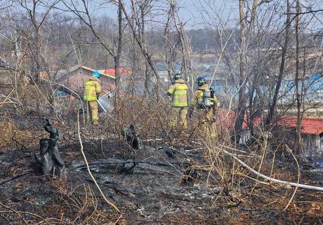 원주 부론면 흥호리 산불…3시간 30분 만에 진화