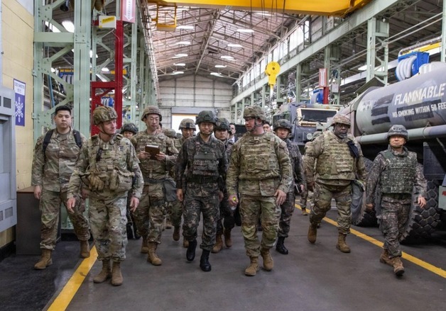 육군총장, 미8군사령관과 'FS연습' 캠프캐롤 연합방위태세 점검
