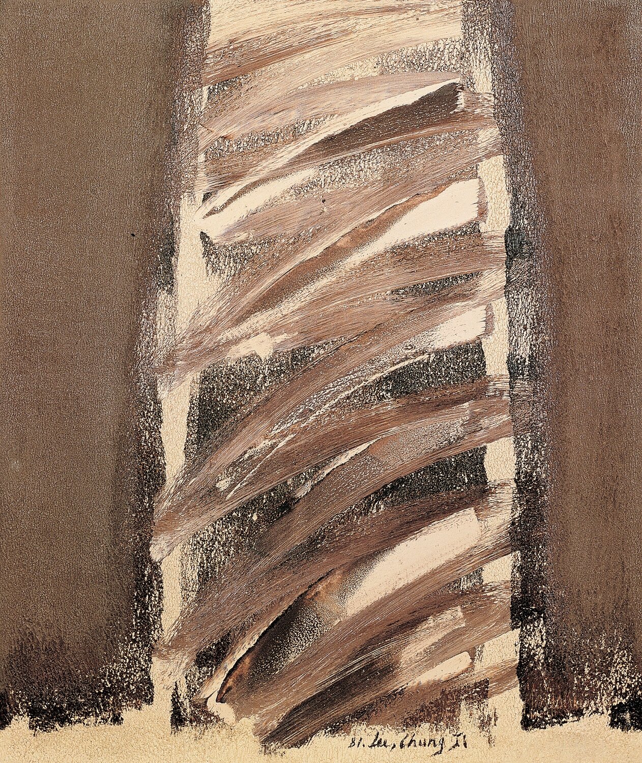 본문 이미지 - Chungji LEE_Untitled 145.5&times;112cm Oil on canvas 1981 (선화랑 제공)