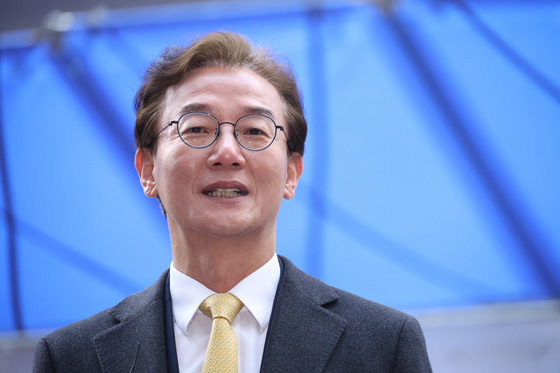 '부산시장 후보 면접' 전재수 "해양 수도 부산 향해 거침없이 나가겠다"