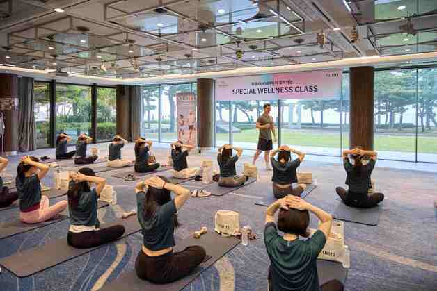 '뷰오리 입고 벚꽃길 달린다'…파라다이스부산, 소셜 웰니스 운영