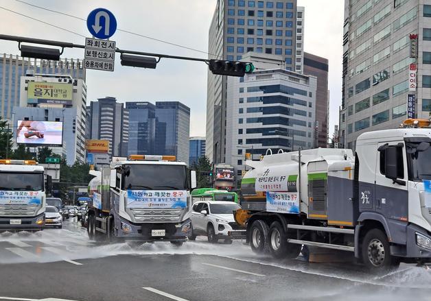 서울시, '봄맞이 대청소' 실시…"물청소로 먼지 씻는다"