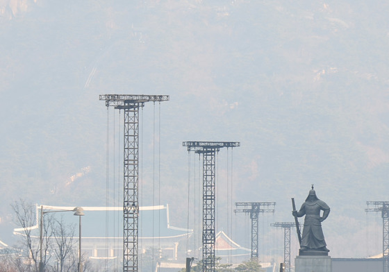 미세먼지에 갇힌 서울