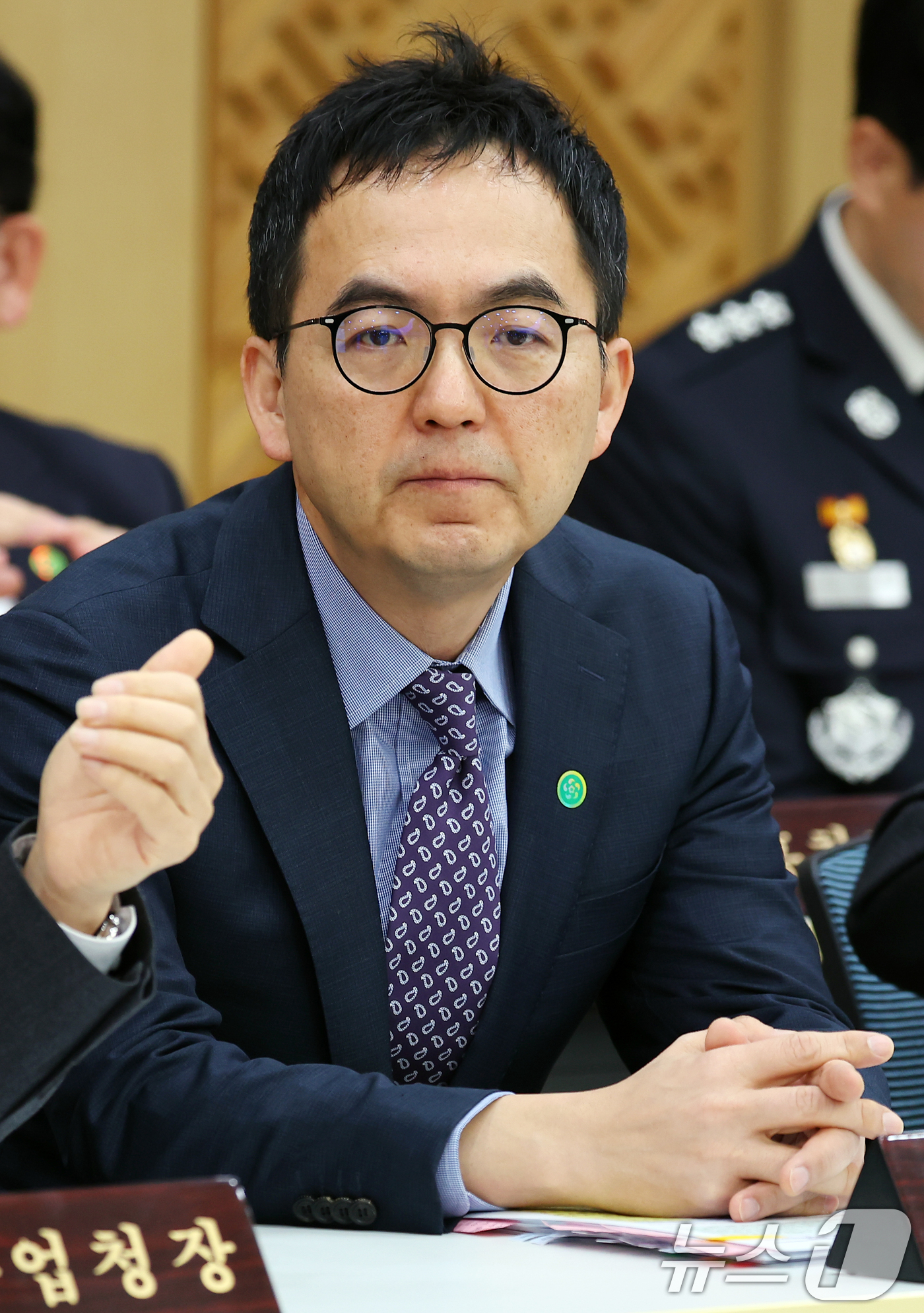 (세종=뉴스1) 허경 기자 = 구자현 검찰총장 직무대행이 17일 정부세종청사에서 열린 국무회의에 참석해 있다. (청와대통신사진기자단) 2026.3.17/뉴스1