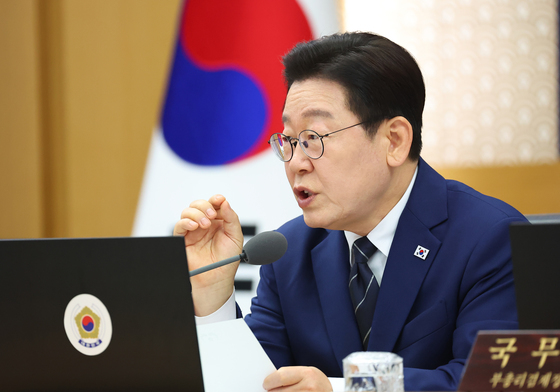 이재명 대통령, 세종 국무회의 발언