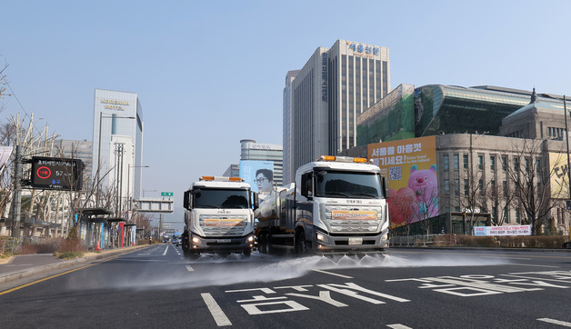 초미세먼지 저감 위한 도로 물청소