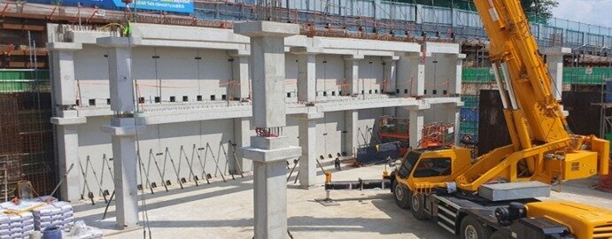 본문 이미지 - 대우건설 양주 더블월 시공현장.(대우건설 제공)뉴스1ⓒ news1