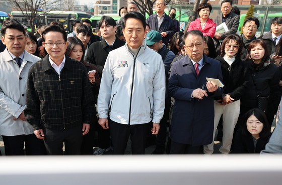 오세훈, 신길역세권 장기전세주택 건립 현장 방문