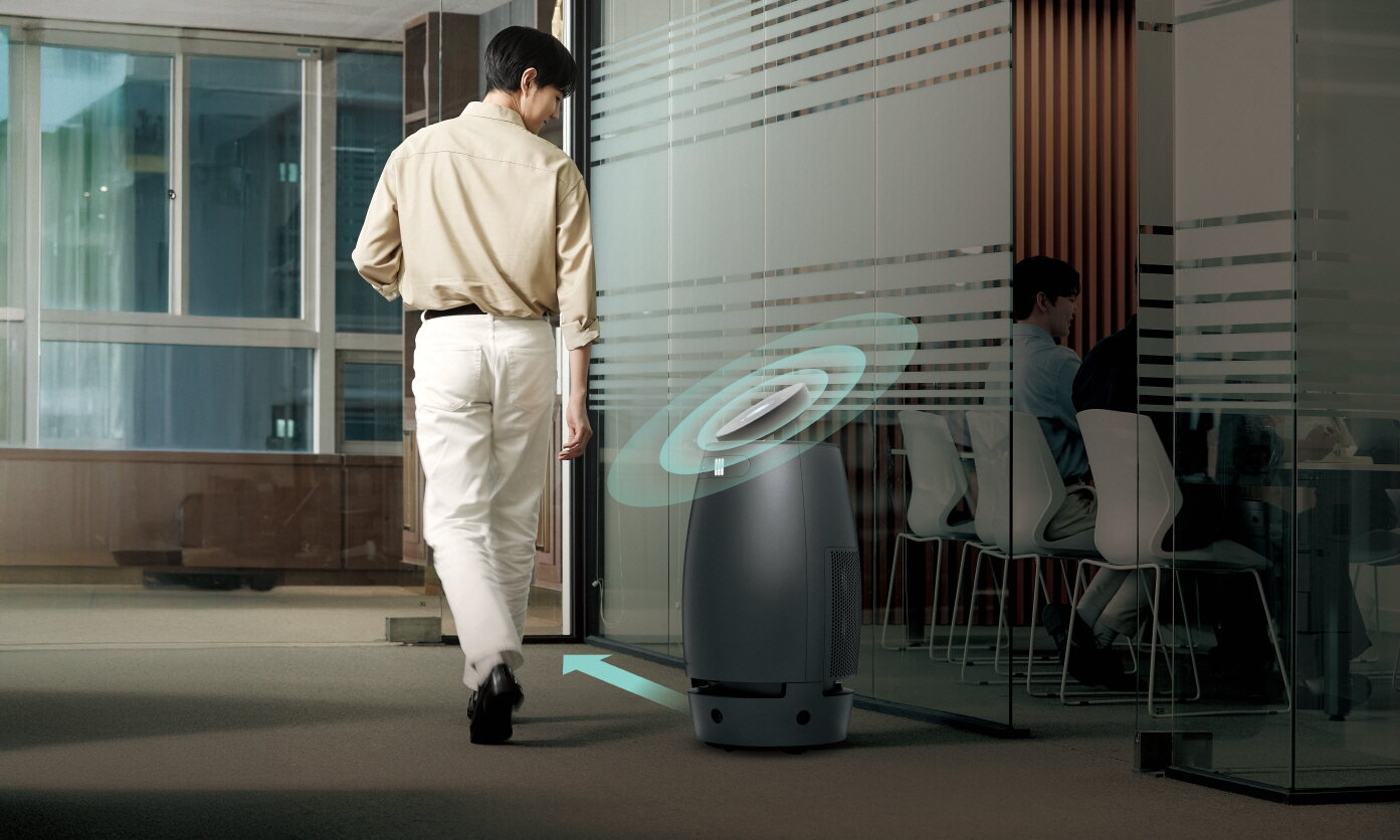 본문 이미지 - SK인텔릭스 웰니스 로봇 나무엑스(SK인텔릭스 제공)